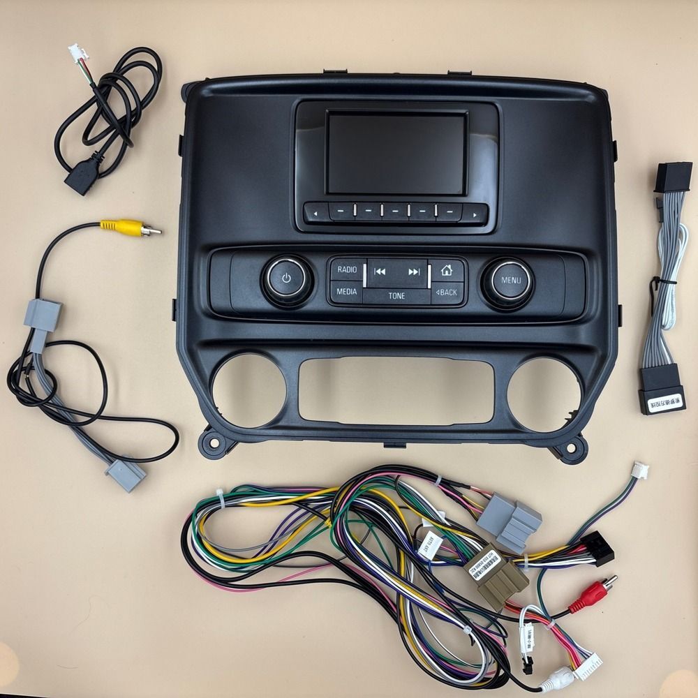 OEM GM 23486609 Radio Info Center Display 14-18 Silverado Sierra w/ Wiring IO3